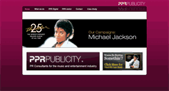 Desktop Screenshot of pprpublicity.com