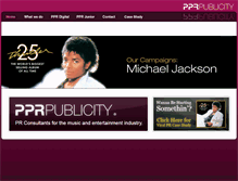 Tablet Screenshot of pprpublicity.com